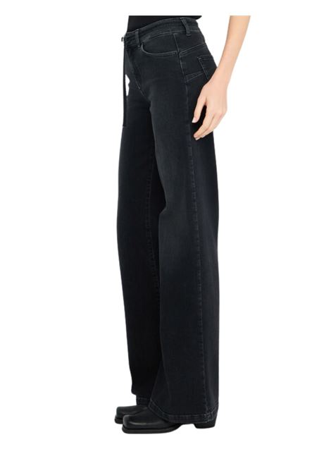 Jeans flare con cintura DENIM NERO Liu Jo | UF5100D02648L451